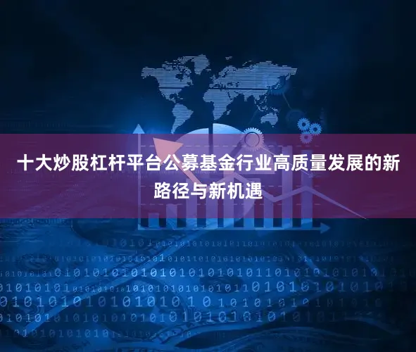 十大炒股杠杆平台公募基金行业高质量发展的新路径与新机遇